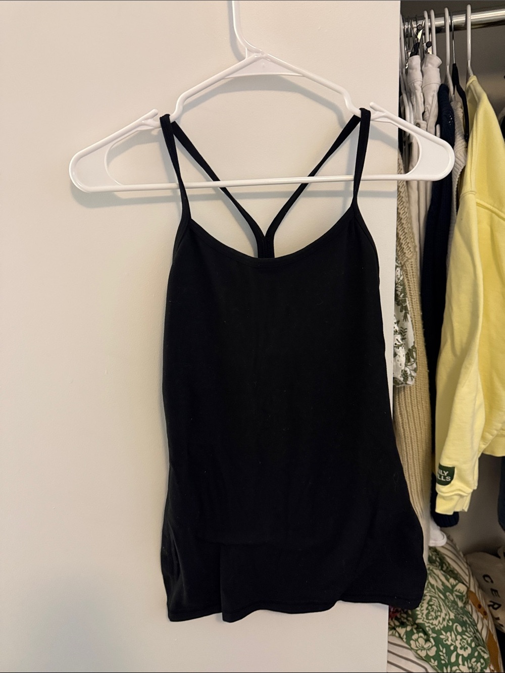 lululemon athletica Black Double-Strap Camisole